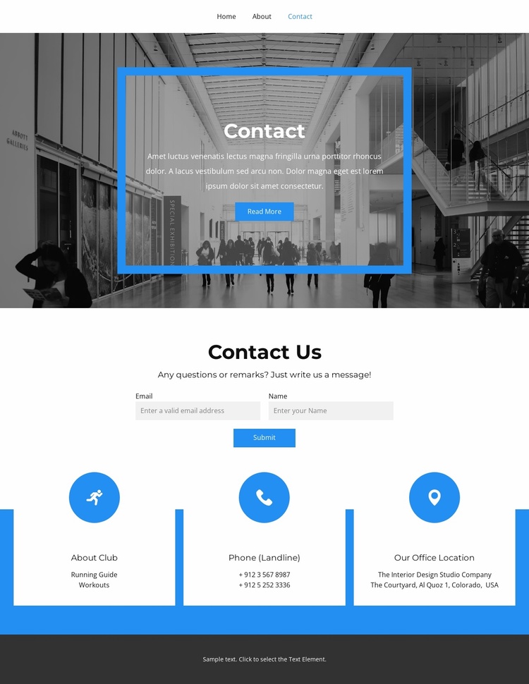 We love what we do Landing Page