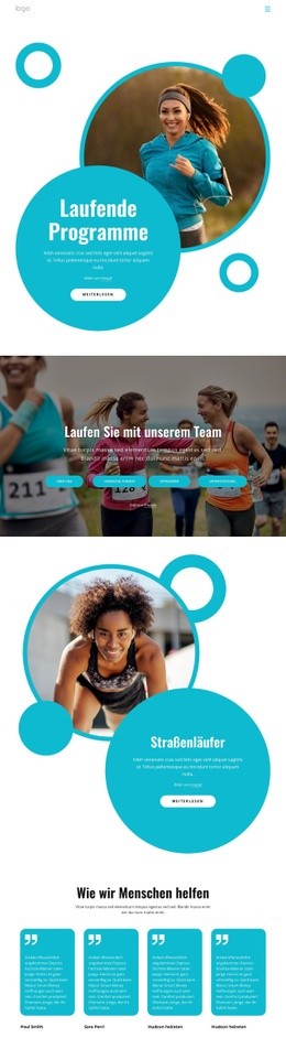 Laufprogramme Und Trainings