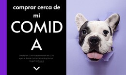 Comida Para Perros - Diseño De Sitio Web Sencillo