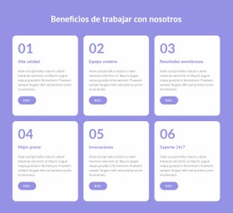 Plantilla HTML5 Multipropósito Para Brindamos Trabajo Flexible