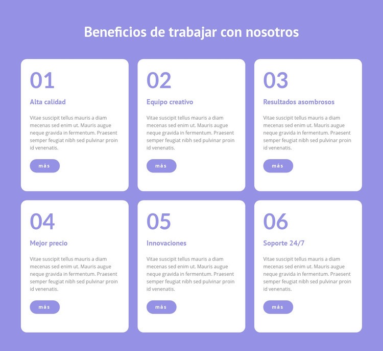 Brindamos trabajo flexible Plantilla HTML5