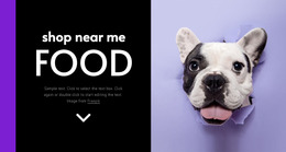 Dogs Food Pet Website