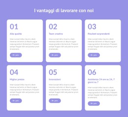 Colonna Del Modello Di Griglia CSS Per Forniamo Un Lavoro Flessibile