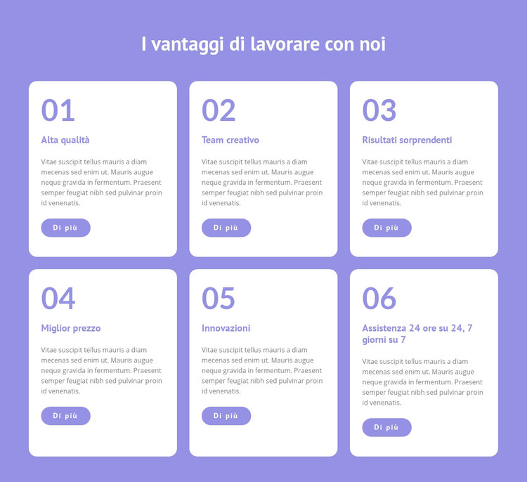 Forniamo un lavoro flessibile Modello HTML