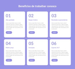 Coluna Do Modelo De Grade CSS Para Oferecemos Trabalho Flexível