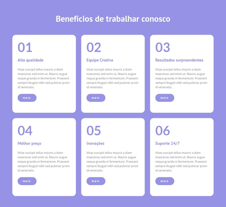 Oferecemos trabalho flexível Template CSS