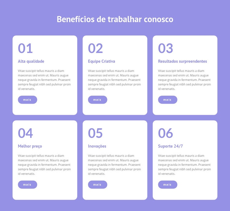 Oferecemos trabalho flexível Landing Page