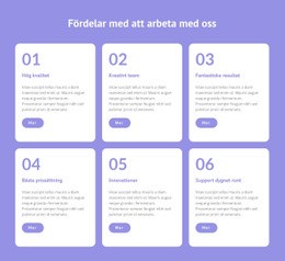 CSS-Rutnätsmall Kolumn För Vi Erbjuder Flexibelt Arbete