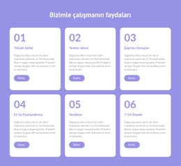 Esnek Çalışma Sağlıyoruz Için CSS ızgara Şablonu Sütunu