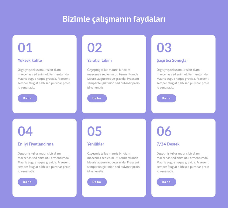 Esnek çalışma sağlıyoruz Web Sitesi Şablonu