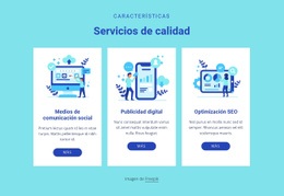 Servicios De Calidad - HTML Site Builder