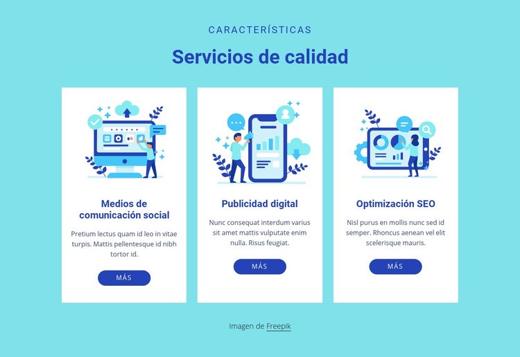 Servicios de calidad Creador de sitios web HTML