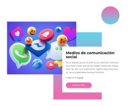 Medios De Comunicación Social - Plantillas De Maquetas