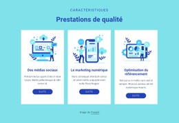 Prestations De Qualité – Créateur De Sites Web Professionnel