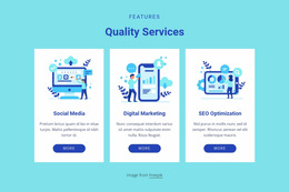 Quality Services - HTML Site Builder