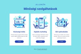 Minőségi Szolgáltatások - Webhelysablonok