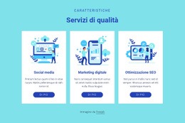 Servizi Di Qualità - Modelli Di Siti Web