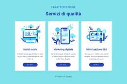 Servizi Di Qualità - Modello HTML5 Pronto Per L'Uso