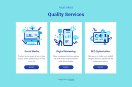 Quality Services - One Page Bootstrap Template