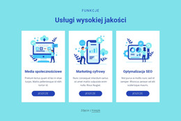 Szablon CSS Dla Usługi Wysokiej Jakości