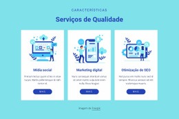 Serviços De Qualidade - Construtor De Sites Profissional