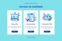 Serviços De Qualidade - HTML Site Builder