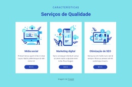 Gerador De Maquete De Site Para Serviços De Qualidade