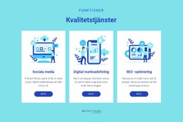 CSS-Mall För Kvalitetstjänster