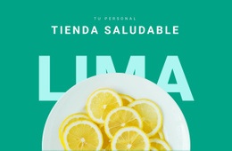 Tienda Saludable: Creador De Sitios Web Fácil De Usar