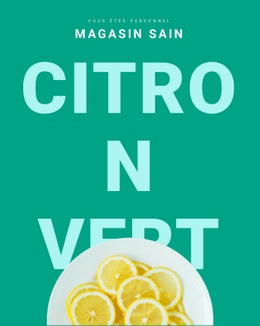 Magasin Sain - Maquette En Ligne