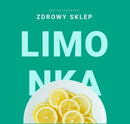 Zdrowy Sklep Prosty Szablon CSS