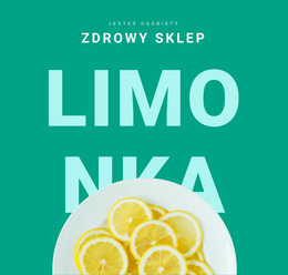 Niestandardowe Czcionki, Kolory I Grafika Dla Zdrowy Sklep