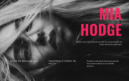 Música Moderna E Entretenimento - Modelo HTML5 Responsivo