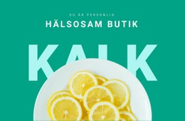 Gratis Nedladdning För Frisk Butik HTML-Mall