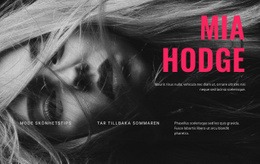 Modern Musik Och Underhållning - Enkel Webbplatsmall