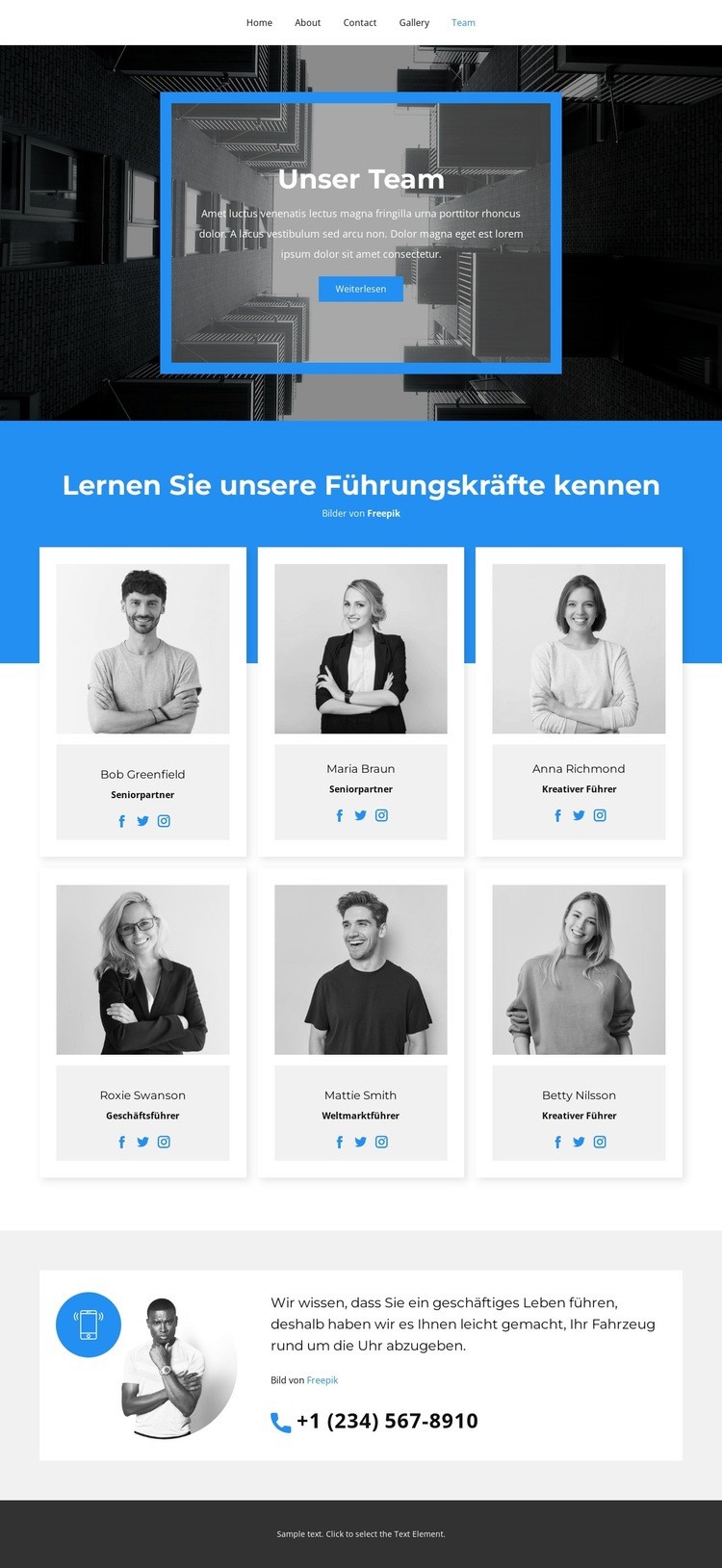 Die Besten der Ingenieure HTML5-Vorlage