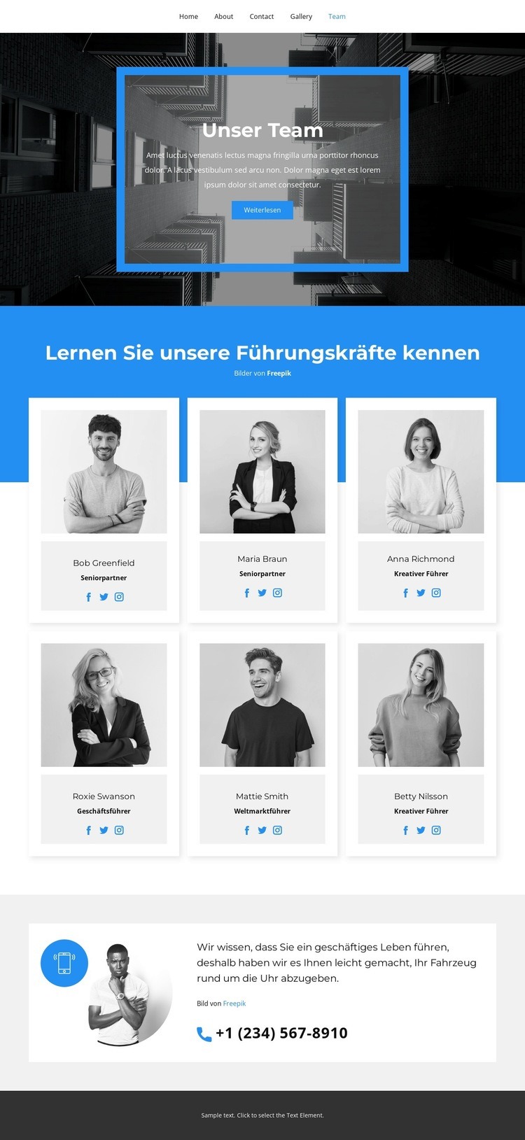 Die Besten der Ingenieure Landing Page