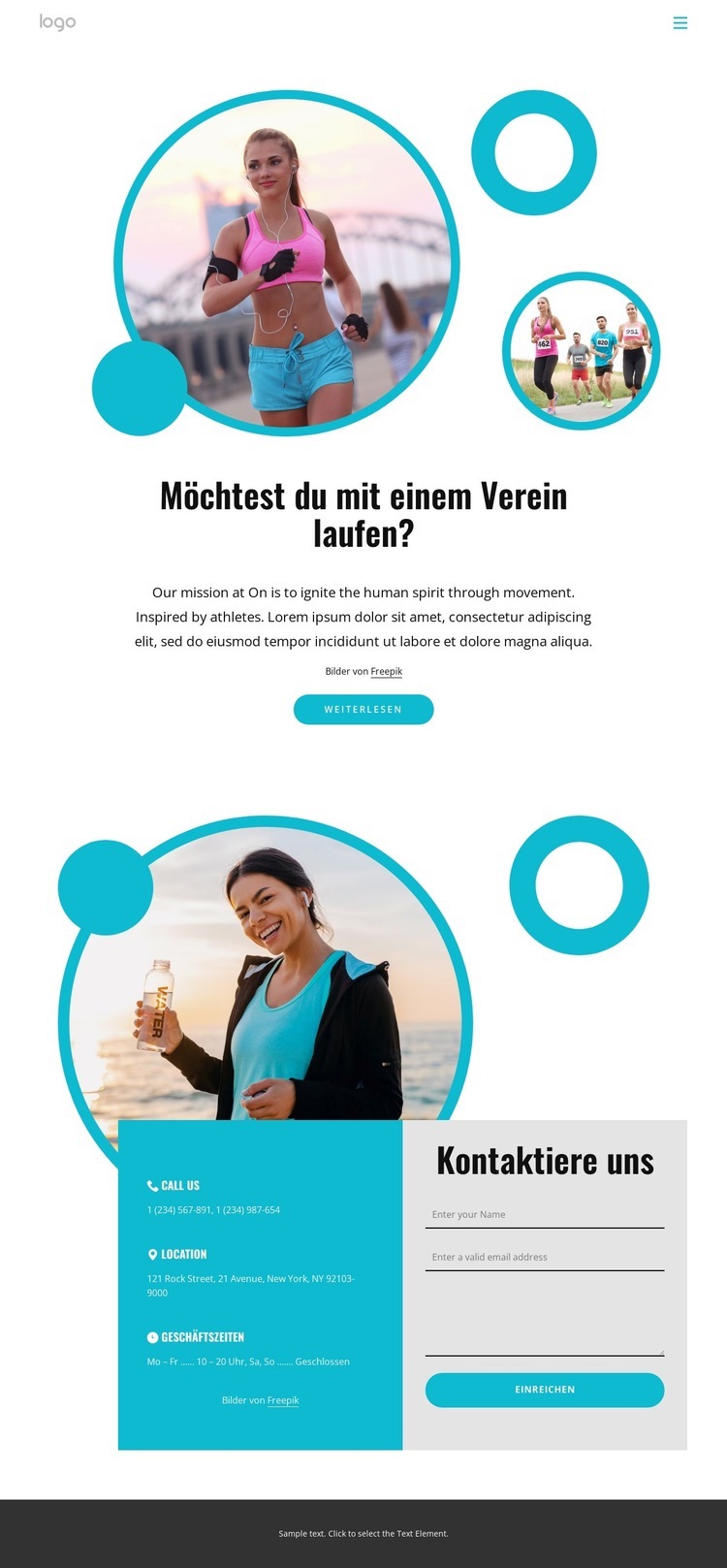 Wir können erstellen, zusammenarbeiten und wachsen Website Builder-Vorlagen