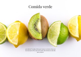 Comer Verde Plantilla CSS Premium