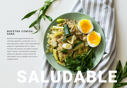 Buen Dia Desayuno Saludable - Tema De WordPress De Arrastrar Y Soltar