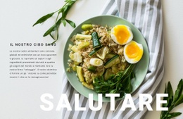 Modello Di Sito Per Buona Giornata Colazione Sana