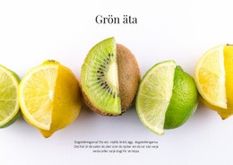Webbdesign För Grönt Äter