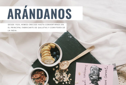 Productos Horneados Con Frutos Rojos - Mejor Plantilla De Sitio Web