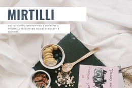 Progettazione Di Siti Web Multiuso Per Prodotti Da Forno Con Frutti Di Bosco