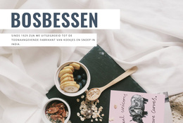 Gratis WordPress-Thema Voor Gebakken Producten Met Bessen