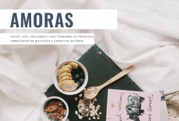 Produtos Assados Com Frutas Vermelhas