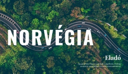 Utazás Norvégiában - HTML Kódsablon