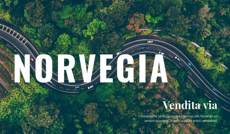 Viaggio in Norvegia Costruttore di siti web HTML