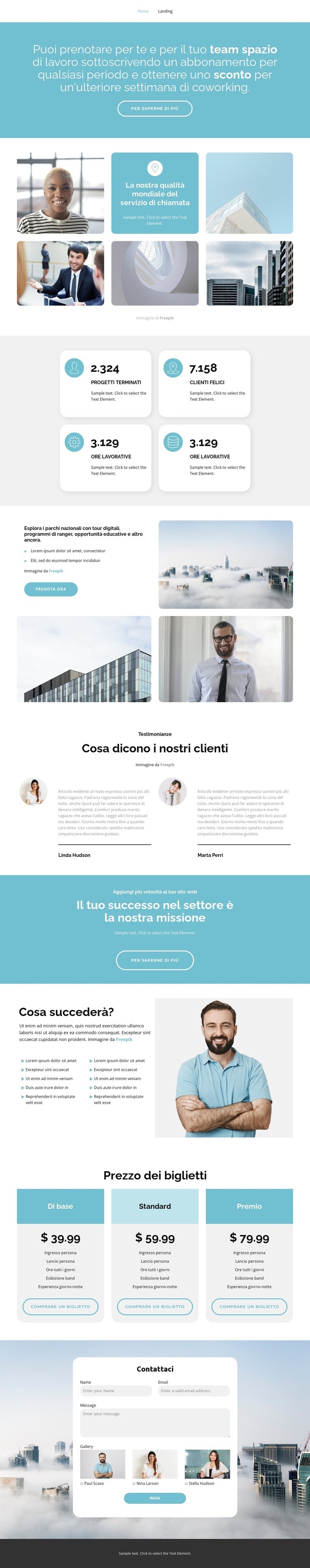 Analisi e conclusioni Modelli di Website Builder