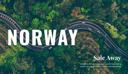 Travel In Norway - Beautiful Website Builder